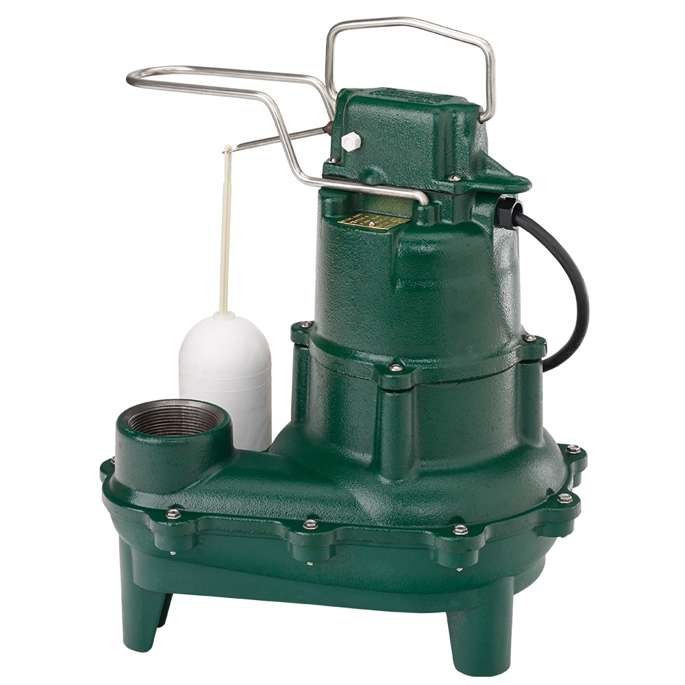 115 and 230 -Volt 90-Gallon Cast iron Sewage sump pump