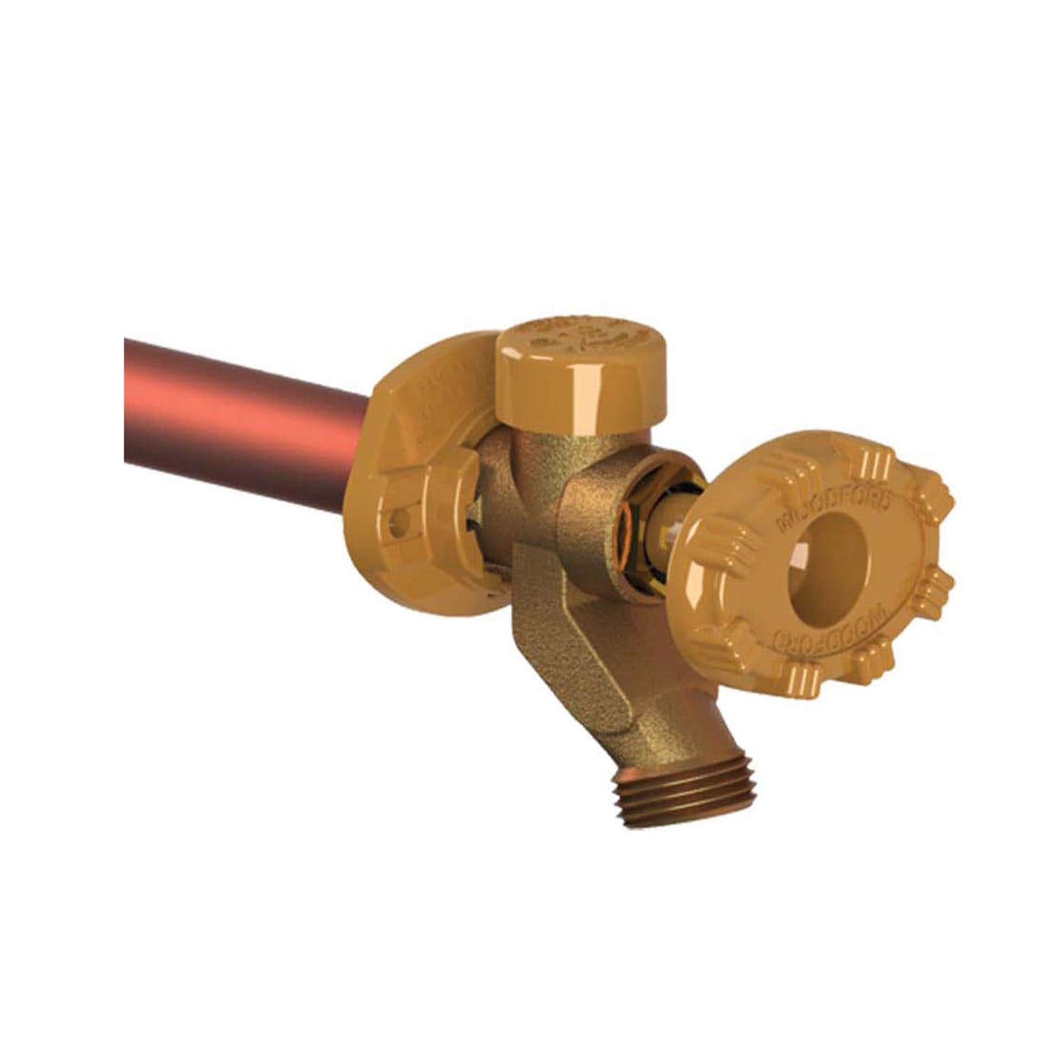 Model 19 10-in L x 3/4-in PEX Brass Anti-Siphon Frost Resistant Multi turn Sillcock