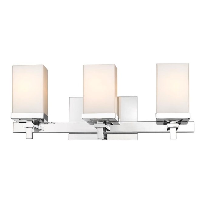 Golden Lighting Maddox 19.5-in 3-Light Polished Chrome Modern/Contemporary Vanity Light