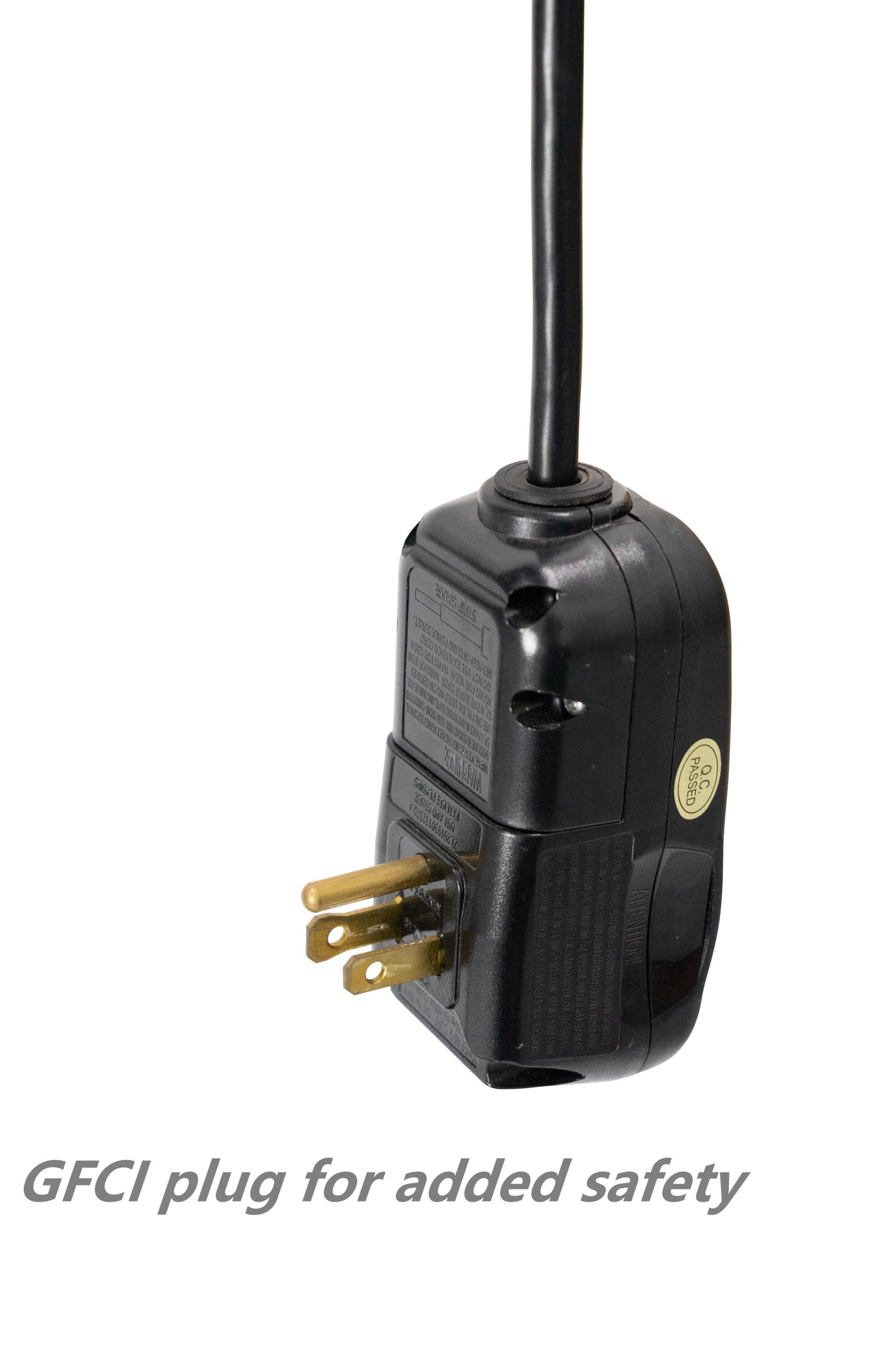 30-in 120 -Volt 3 -Speed High Velocity Indoor/Outdoor Black Oscillating Pedestal Fan - Image 4