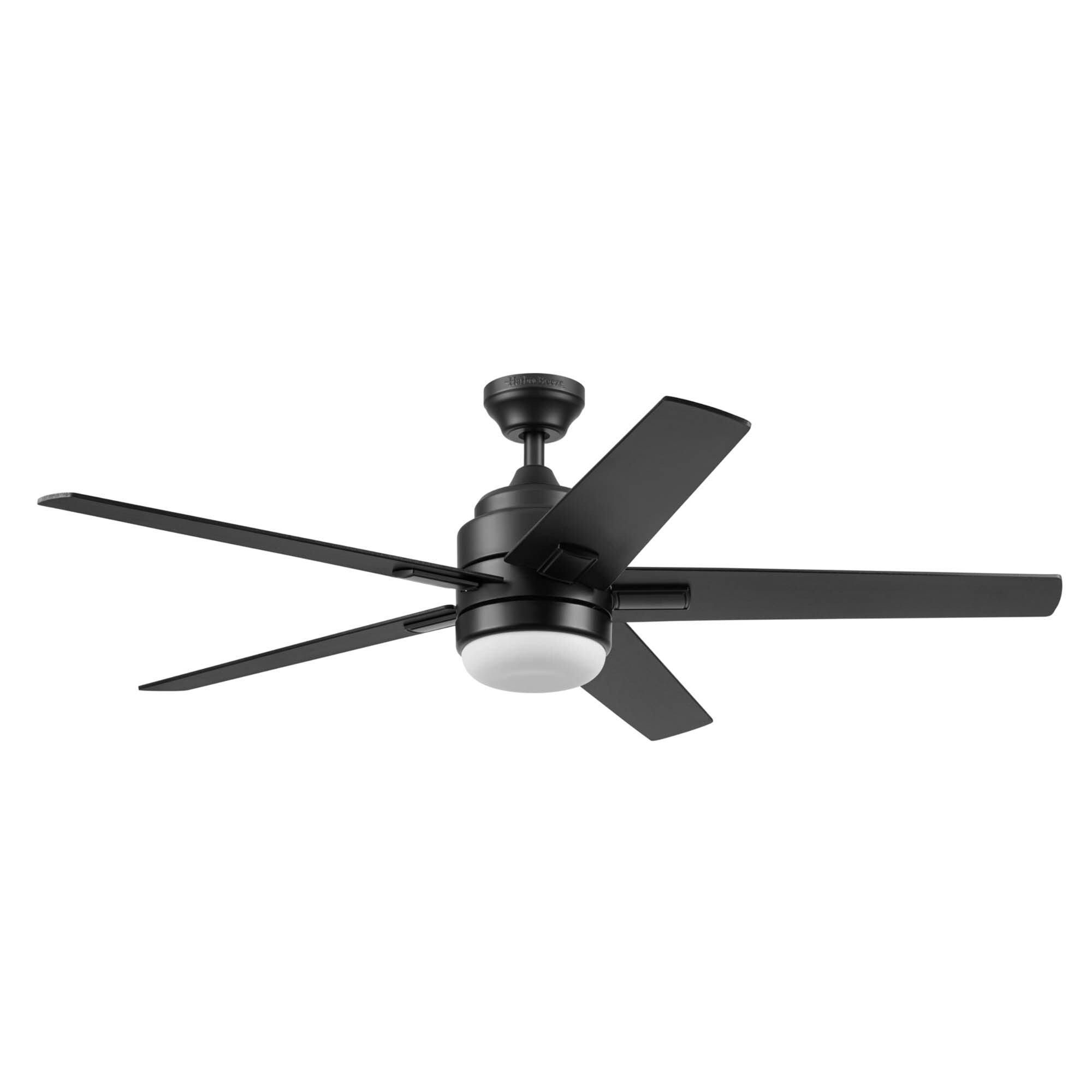 Flanagan III 52-in Color-Changing Integrated LED Outdoor Matte Black with Black/Driftwood Blades Ceiling Fan With Light - Remote Included ( 5 -Blade ) - Image 12