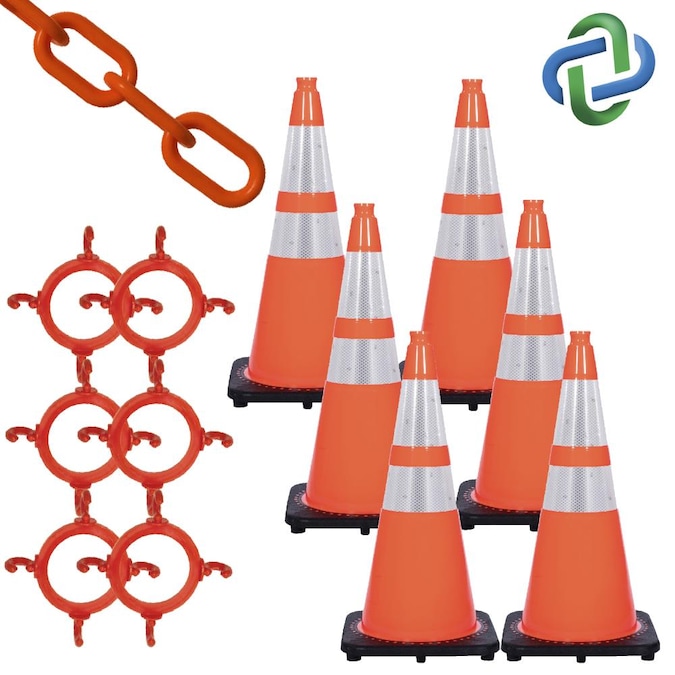 Mr. Chain 28-in Orange Traffic Safety Cone