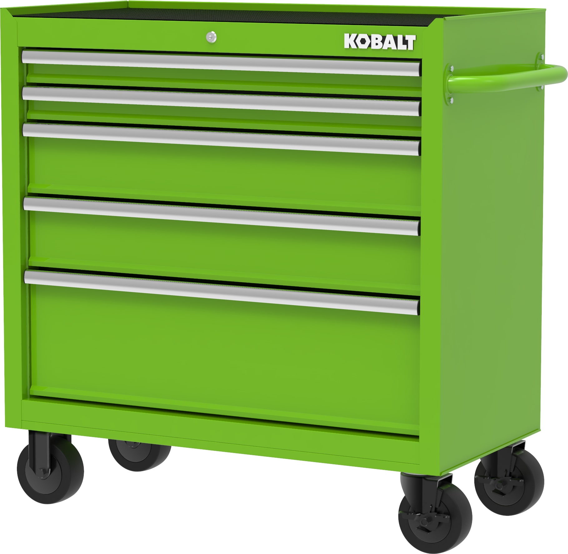 36-in W x 38-in H 5 -Drawer Metal Rolling Tool Cabinet ( Green )