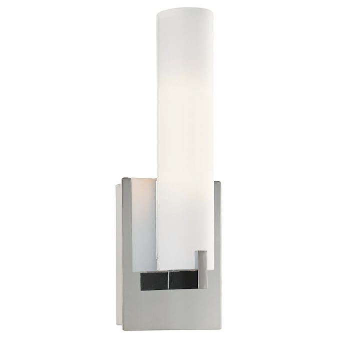 George Kovacs Tube 4.75-in W 2-Light Chrome Modern/Contemporary LED Wall Sconce