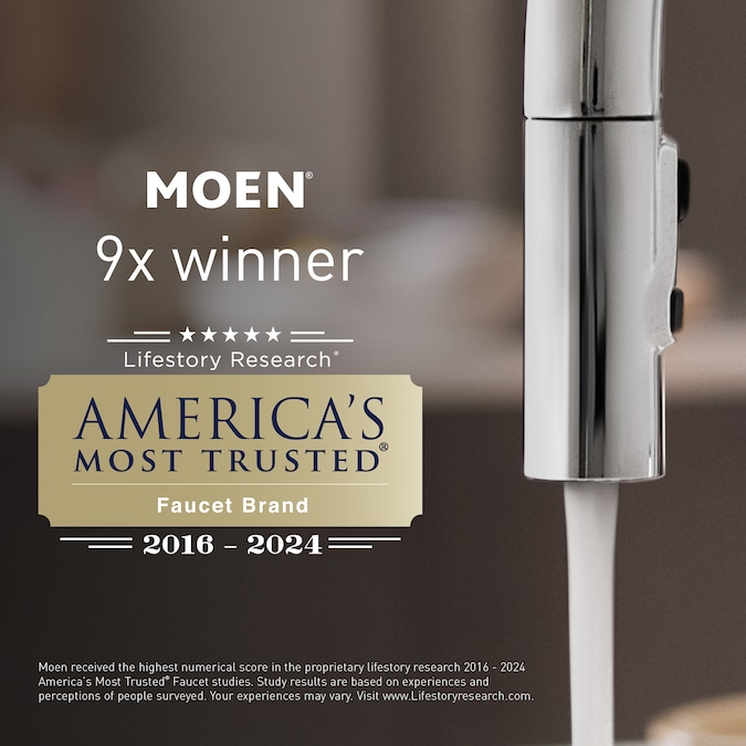 Moen Gibson Brushed Nickel 1-handle Single Function Round Bathtub and Shower Faucet (Valve Not Included) - Image 6