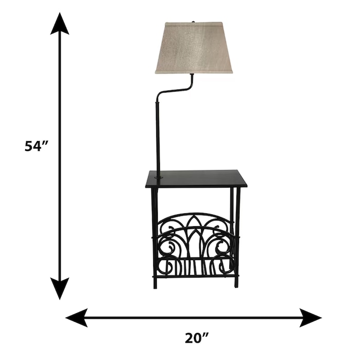 allen + roth 54-in Bronze Shelf Floor Lamp - Image 15