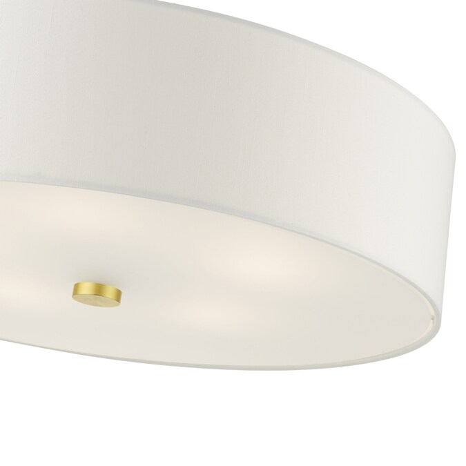 Livex Lighting Meridian 5-Light Satin Brass Semi mount light - Image 5