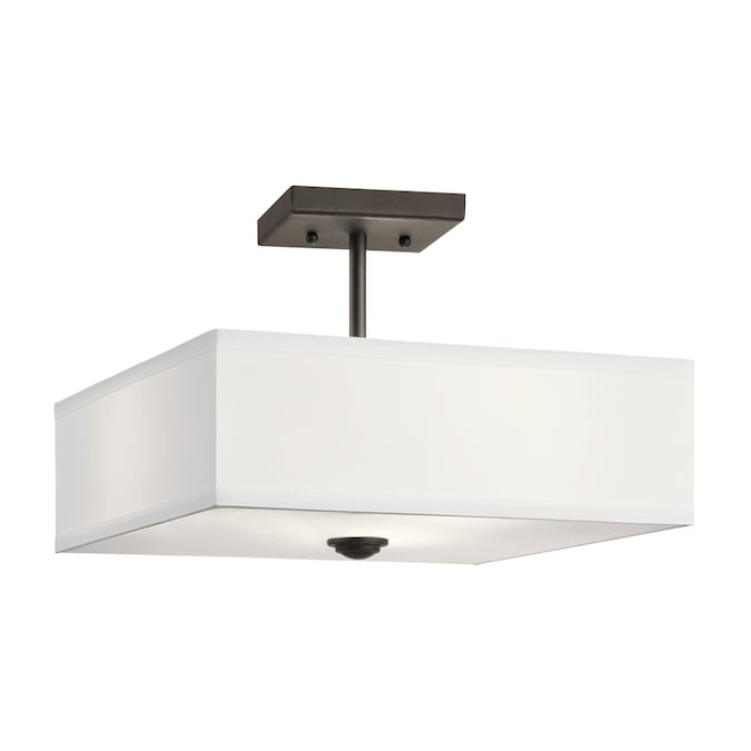 Kichler Shailene 1-Light Antique Bronze Semi mount light