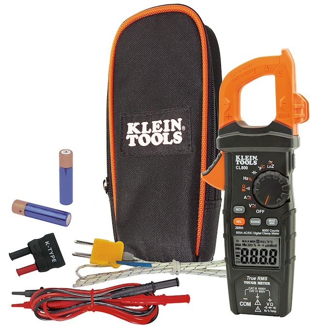 Klein Tools AC Auto-Range TRMS, Low Impedance Lcd Display Clamp Meter Multimeter 600 Amp 600-Volt
