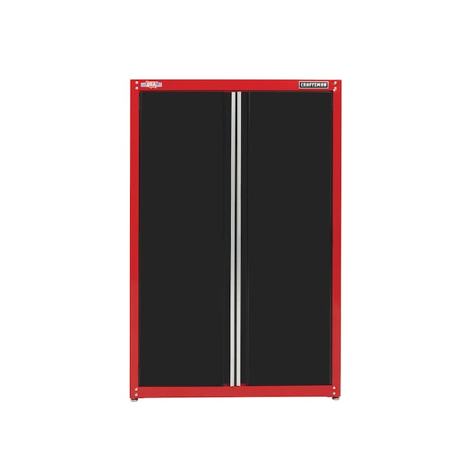 CRAFTSMAN 48-in W x 74-in H x 18-in D Freestanding Steel Garage Cabinet in Red
