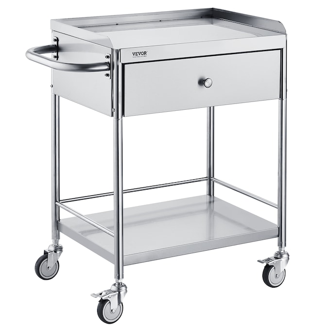 VEVOR 30.9-in 1-Drawer Shelf Utility Cart