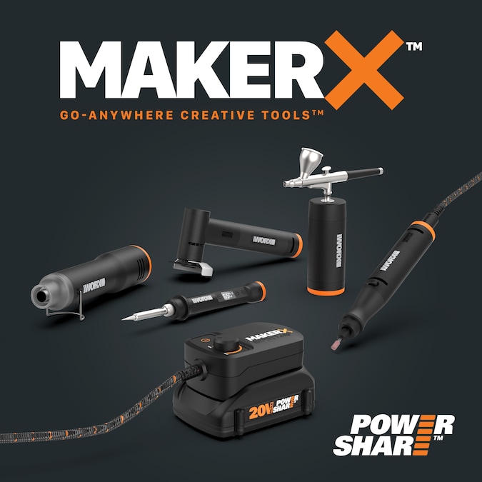 WORX MakerX Variable Corded 20-volt Max Multipurpose Rotary Tool Kit - Image 10