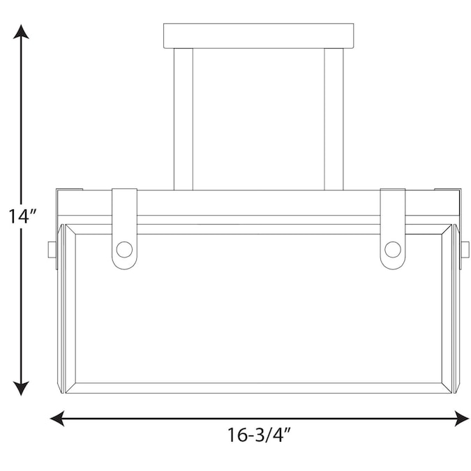 Progress Lighting Glayse 4-Light Brushed Nickel Semi Flush Mount Light - Image 14