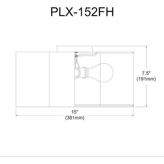 Dainolite Phlox 3-Light 15-in Polished White Flush Mount Light - Image 2
