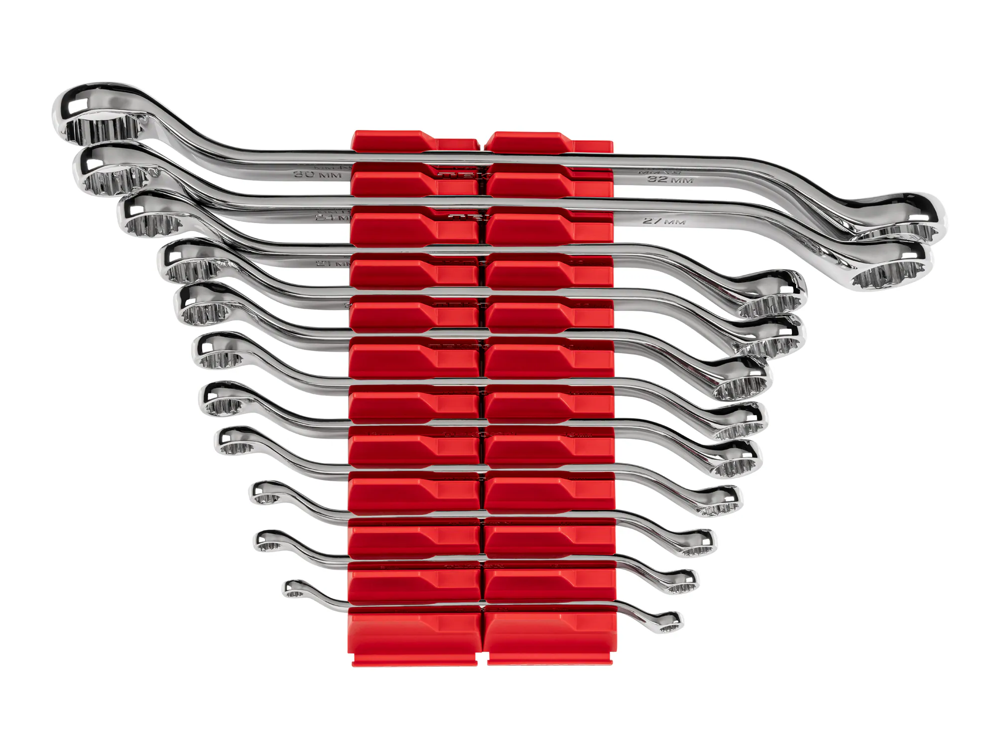11 -Piece Set 12-point Metric Offset Box end Wrench Includes Hard Case