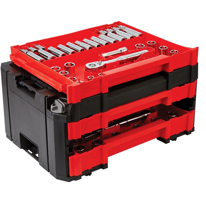 CRAFTSMAN 230-Piece Standard (SAE) and Metric Polished Chrome Mechanics Tool Set with Hard Case - Image 16