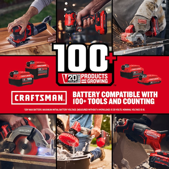 CRAFTSMAN V20 20-volt Max Variable Cordless Reciprocating Saw (Charger Included and Battery Included) - Image 9