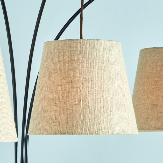 allen + roth 80-in Bronze Multi-head Floor Lamp - Image 9