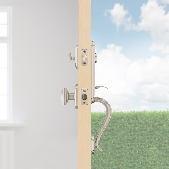 Baldwin Prestige Series Avendale Satin Nickel Single-Cylinder Deadbolt Keyed Entry Door Handleset Knob Smartkey - Image 9