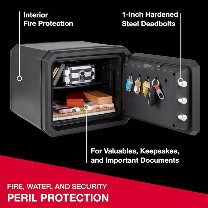 SentrySafe 0.8-cu ft Fireproof and Waterproof Home Safe with Electronic/Keypad Lock - Image 5