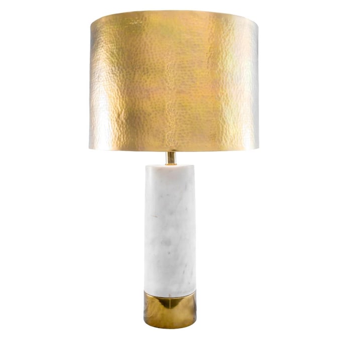 nuLOOM 23-in Brass Table Lamp with Metal Shade