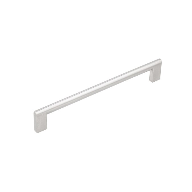 Kingsman Hardware Key series 7-1/2-in (192Mm) Center to Center Brushed Nickel Rectangular Bar Drawer Pulls (20-Pack)
