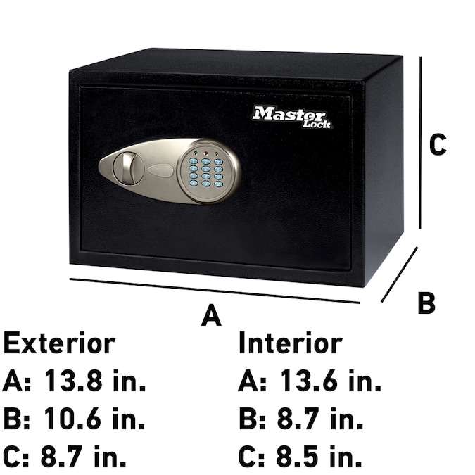 Master Lock 0.5-cu ft Safe Box with Electronic/Keypad Lock - Image 8