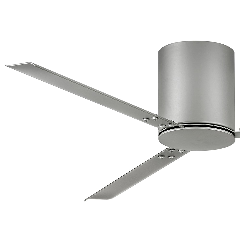 Indy Flush 58-in Outdoor Flush Mount Smart Brushed Nickel with Brushed Nickel Blades Ceiling Fan Without Light - Remote Included ( 3 -Blade ) - Image 6