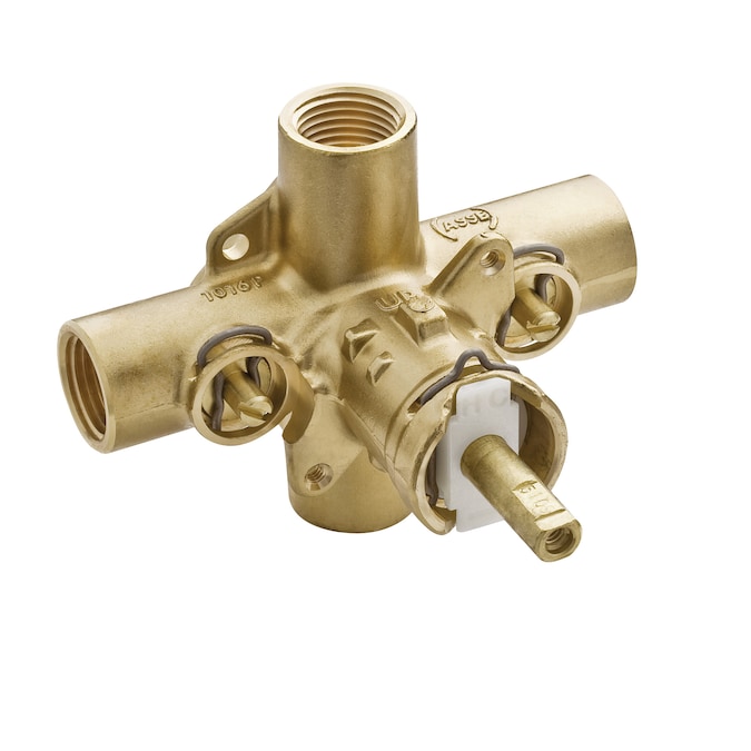 Moen M-Pact 1/2-in ID Iron Pipe Size x 1/2-in OD Iron Pipe Size Brass Pressure Balancing Valve