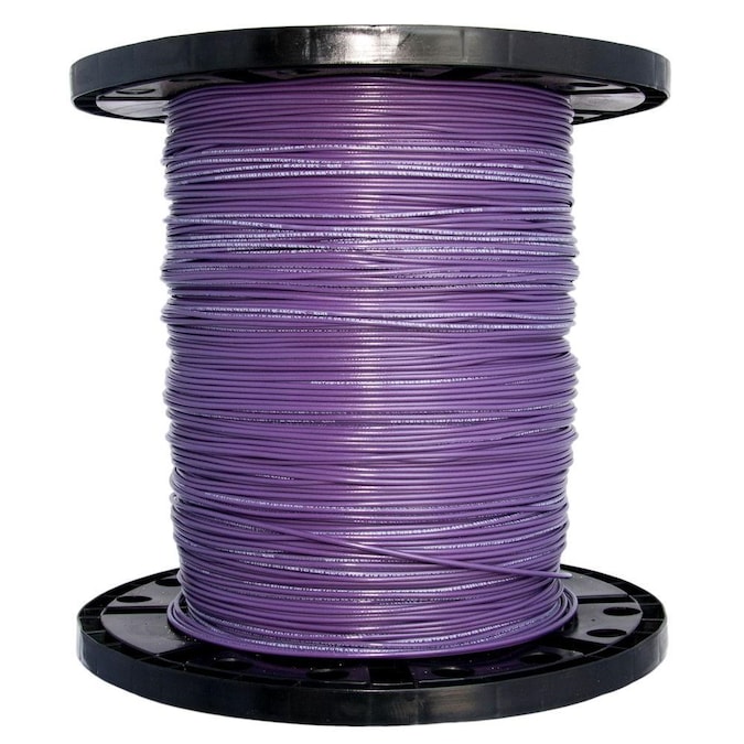 Southwire SIMpull 500-ft 8-AWG Purple Stranded Copper Thhn Wire (By-the-roll)