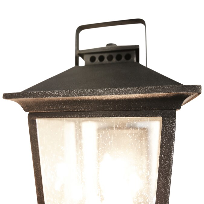 allen + roth Prospect Hill 7-in W 3-Light Pewter Transitional LED Wall Sconce - Image 4