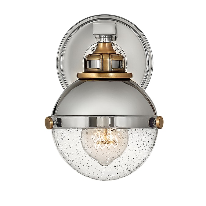 Hinkley Fletcher 6.25-in 1-Light Polished Nickel LED Traditional Vanity Light - Image 4