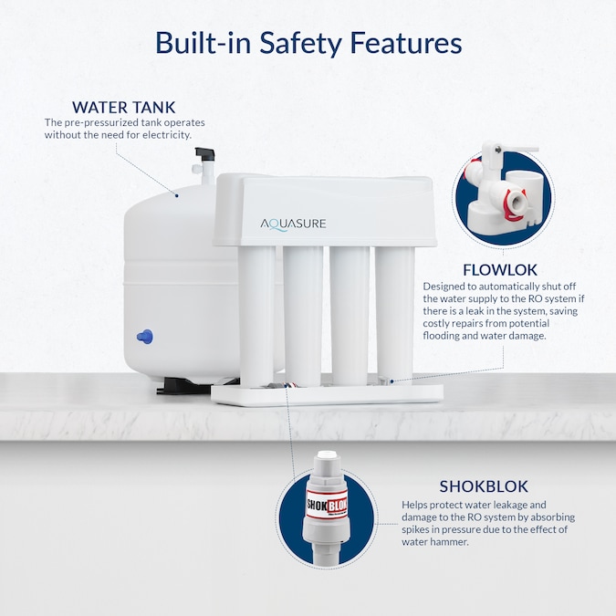 AQUASURE Premier 4-stage Multi-method Reverse Osmosis Filtration System - Image 6