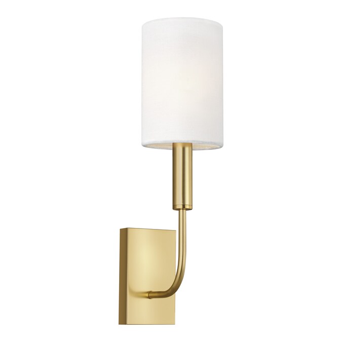 Generation Lighting ED Ellen DeGeneres Brianna 4-in W 1-Light Brass Modern/Contemporary Incandescent Wall Sconce