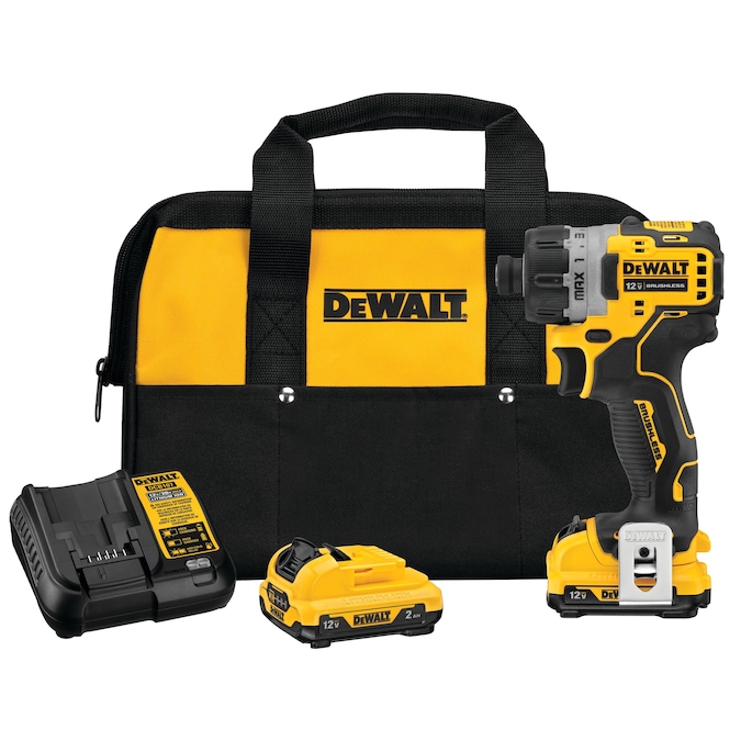 DEWALT XTREME 12-volt Max Brushless 1/4-in Cordless Screwdriver (2-Batteries Included and Charger Included)