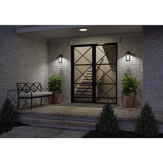 Progress Lighting Z1030 LED 12-in H Black Dark Sky Integrated LED Outdoor Wall Light - Image 4