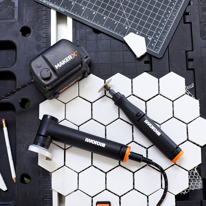 WORX MakerX Variable Corded 20-volt Max Multipurpose Rotary Tool Kit - Image 14