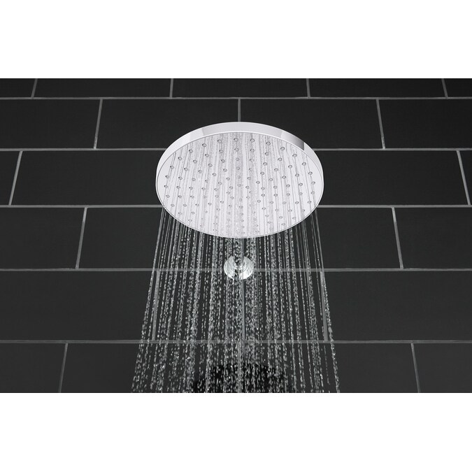 ER Awaken Polished Chrome 9.88-in Round Fixed Rain Shower Head 1.75-GPM (6.6-LPM) - Image 3