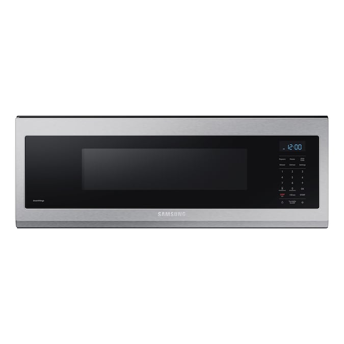 Samsung Smart SLIM 1.1-cu ft 1100-Watt Low Profile 29.88-in Over-the-Range Microwave (Fingerprint Resistant Stainless Steel)