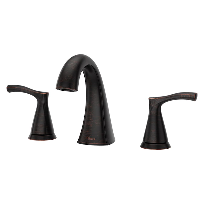 Pfister Masey Tuscan Bronze Widespread 2-Handle WaterSense Bathroom Sink Faucet with Drain