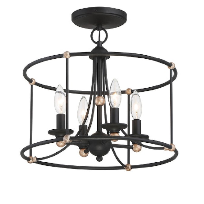 Minka Lavery Westchester County 4-Light 15.75-in Multiple Finishes Multiple Colors/Finishes Semi mount light