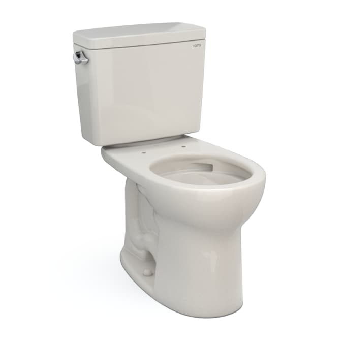 TOTO Drake Sedona Beige Round Standard Height 2-piece Toilet 12-in Rough-In 1.6-GPF
