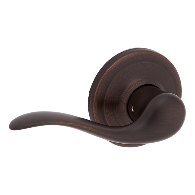 Kwikset Signature Series Avalon Venetian Bronze Entry Door Handleset with Tustin Lever - Image 4