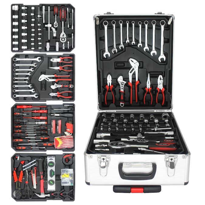 Wrightmaster 187-Piece Household Tool Set with Hard Case - Image 4