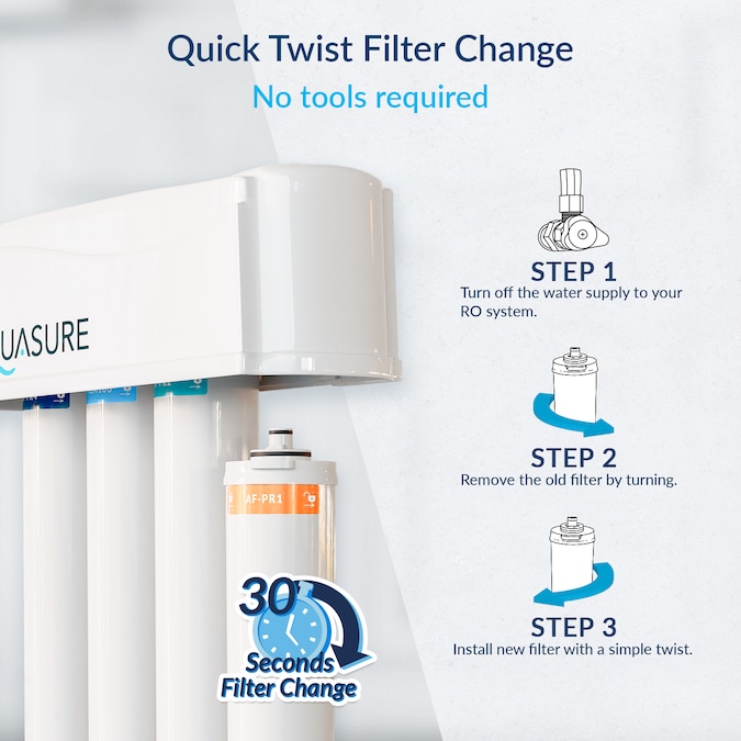 AQUASURE Premier 4-stage Multi-method Reverse Osmosis Filtration System - Image 7