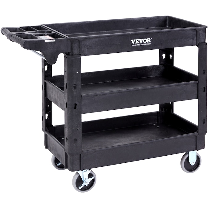 VEVOR 33.74-in-Drawer Shelf Utility Cart