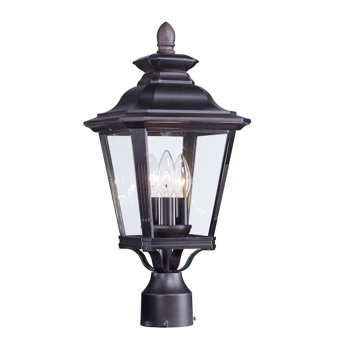 Maxim Lighting Knoxville 19.5-in Bronze Transitional Outdoor Post Light