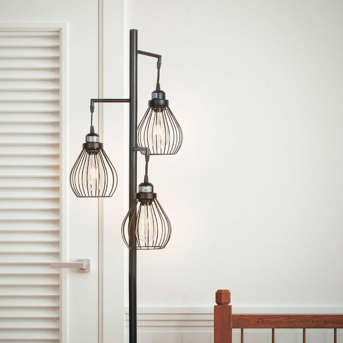 Brightech 68-in Classic Black Tree Track Floor Lamp - Image 8