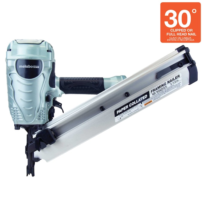 Metabo HPT 3-1/2-in 30-Degree Corded Pneumatic Framing Nailer
