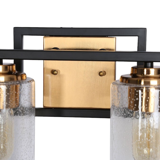 ZEVNI Lauri 28-in 4-Light Matte Black LED Modern/Contemporary Vanity Light - Image 7